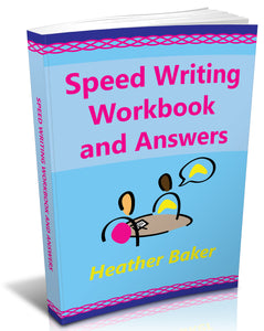 Speed Writing Book free resources including the audios