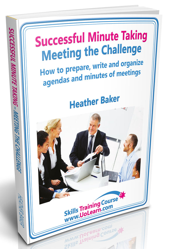 Successful minute taking – meeting the challenge (PDF)
